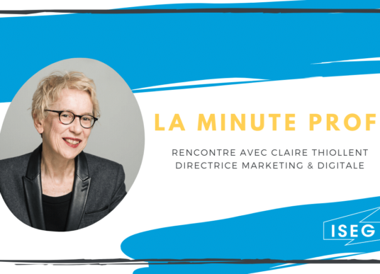 La minute prof’ : Rencontre avec Claire Thiollent
