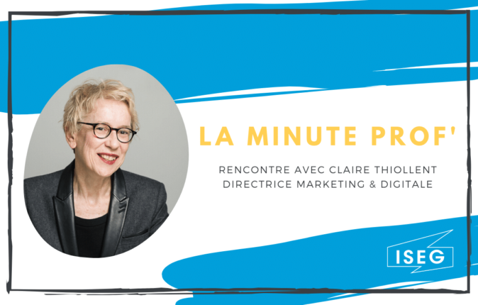 La minute prof’ : Rencontre avec Claire Thiollent