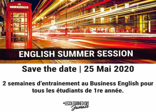 ENGLISH SUMMER SESSION : 2 semaines pour améliorer son anglais !
