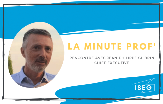 La minute prof’ : Rencontre avec Jean-Philippe Gilbrin