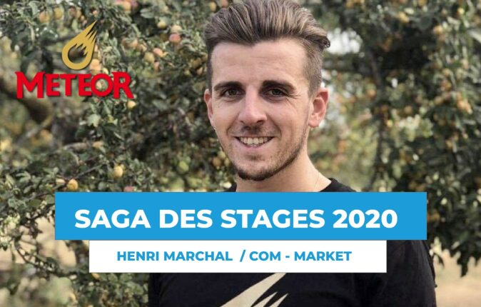 Témoignage étudiant avec Henri Marchal, en stage chef de produit chez Météor !