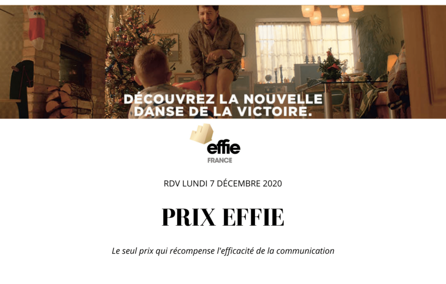 Prix EFFIE : l’ISEG est partenaire de l’édition 2020 – 100% digitale