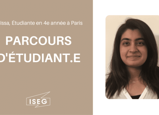Parcours d’étudiant.e&nbsp;: Raïssa, en 4e année à l’ISEG Paris