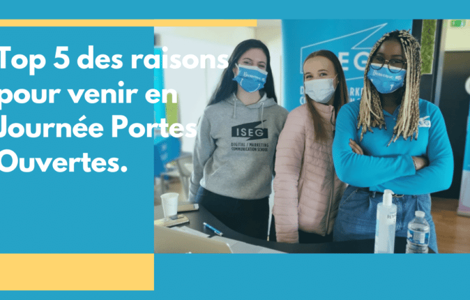 Top 5 des raisons pour venir en Journée Portes Ouvertes