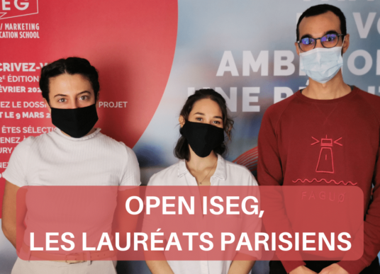 Open ISEG 2021 : les lauréats parisiens