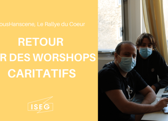 TousHanscène, Le Rallye du Coeur : des workshops pour la bonne cause !