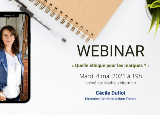 Cécile Duflot est l’invitée du prochain webinar ISEG UP