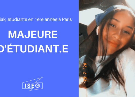 Majeure « International » : Malak, en 1re année à l’ISEG Paris