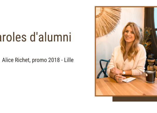 Alumni : rencontre avec Alice Richet, promo 2018