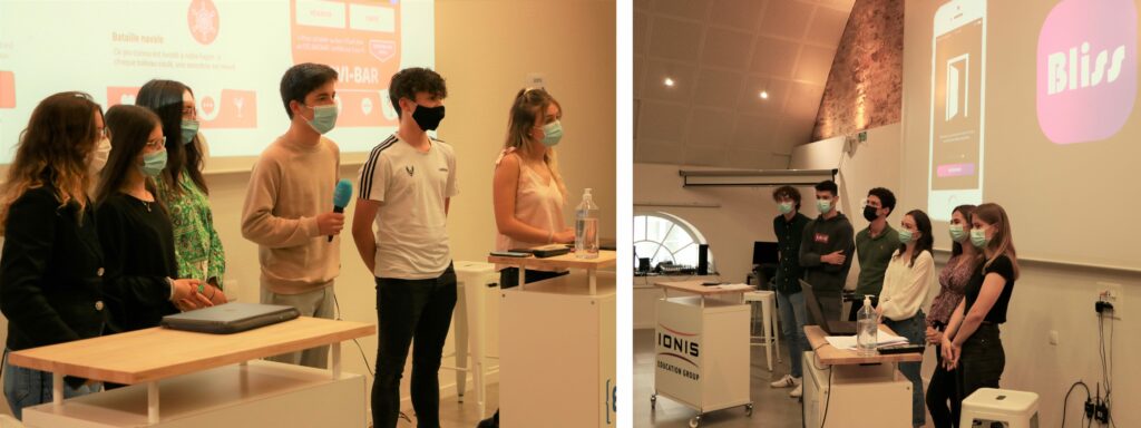 En juin, les étudiants de 1re année de l’ISEG Nantes ont participé à l’Immersive Week sur le thème des relations amoureuses en temps de covid