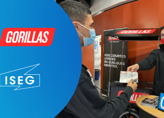 Gorillas devance le Père Noël à l’ISEG Lille