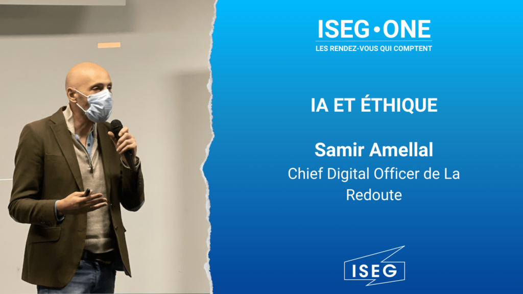 Samir Amellal, Chief Digital Officer de La Redoute était l'invité d'une conférence ISEG ONE à Lille