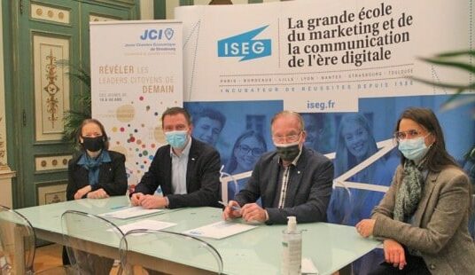 PARTENARIAT&nbsp;: L’ISEG S’ENGAGE AVEC LA JEUNE CHAMBRE ECONOMIQUE