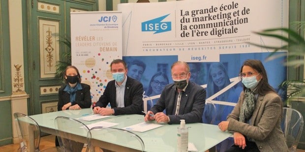 L'ISEG Strasbourg et la Jeune Chambre Economique (JCE) viennent de conclure un partenariat pour l'année 2022 ! Une belle opportunité pour les étudiants...