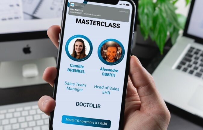 MASTERCLASS : Rencontre avec Camille Brenkel et Alexandre Oberti de Doctolib