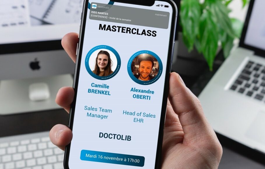 MASTERCLASS&nbsp;: Rencontre avec Camille Brenkel et Alexandre Oberti de Doctolib