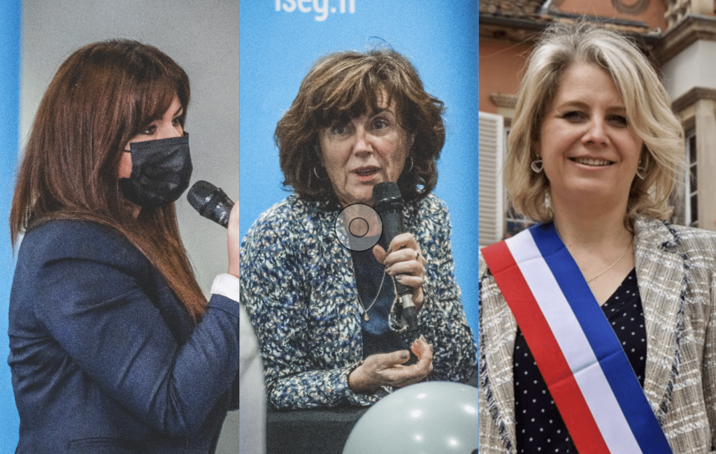 Journée des droits des femmes Laurine Roux, Nathalie Ernst, Laurence Muller braun