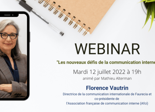 Florence Vautrin est notre prochaine invitée webinar ISEG UP