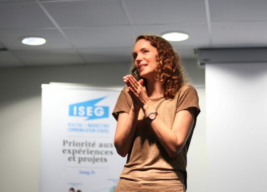 L’actrice internationale Laura Weissbecker a proposé un workshop à nos étudiants !
