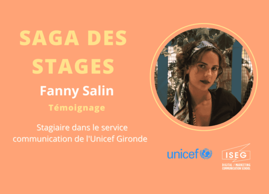 SAGA DES STAGES : Rencontre avec Fanny Salin en stage à l’UNICEF