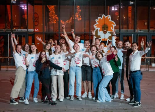 Record de la plus longue tarte flambée du monde à l’ISEG Strasbourg !