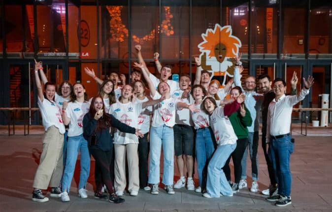 Record de la plus longue tarte flambée du monde à l’ISEG Strasbourg !