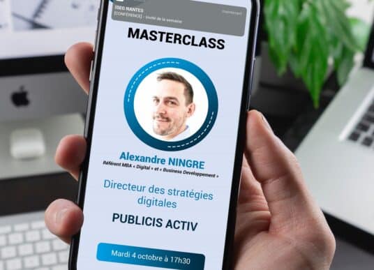 Masterclass : Alexandre Ningre, directeur des stratégies digitales chez Publicis Activ