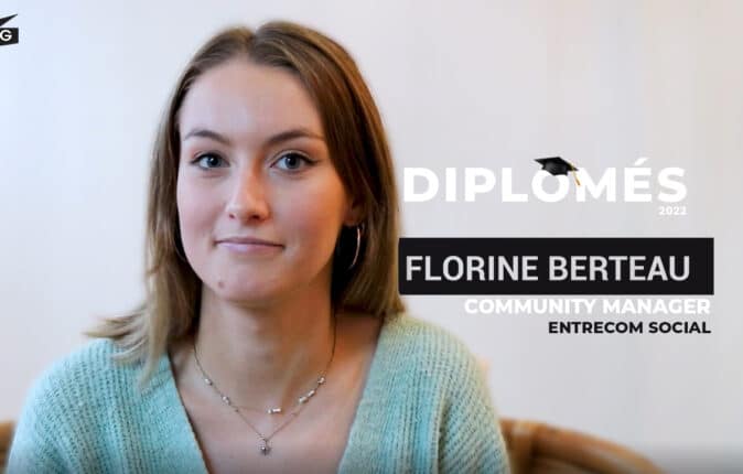 Nos anciens : Florine Berteau, Community Manager chez Entrecom Social