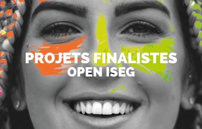 Open ISEG 2023 : Les projets finalistes dévoilés !