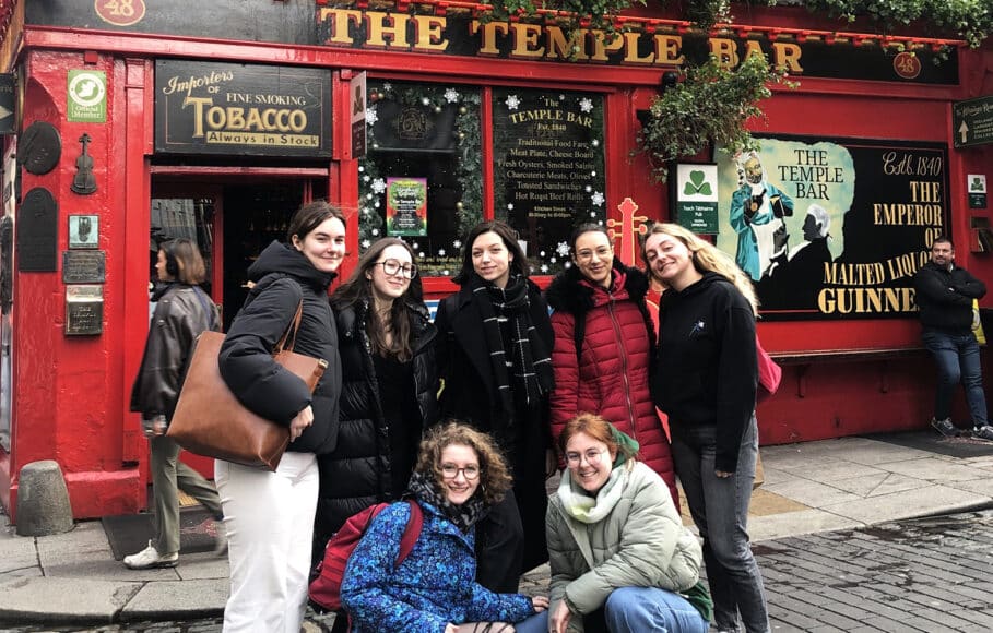 Nos étudiants à l’international : un semestre à Dublin