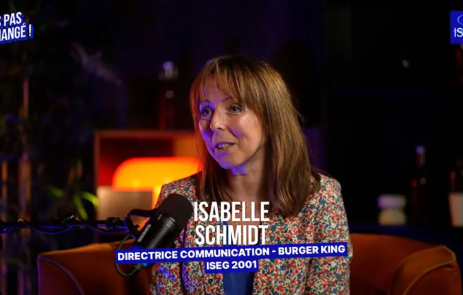 De l’ISEG à la direction de la communication de Burger King&nbsp;: le parcours d’Isabelle Schmidt