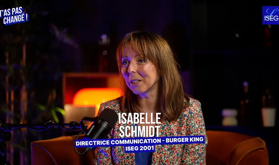 De l’ISEG à la direction de la communication de Burger King&nbsp;: le parcours d’Isabelle Schmidt