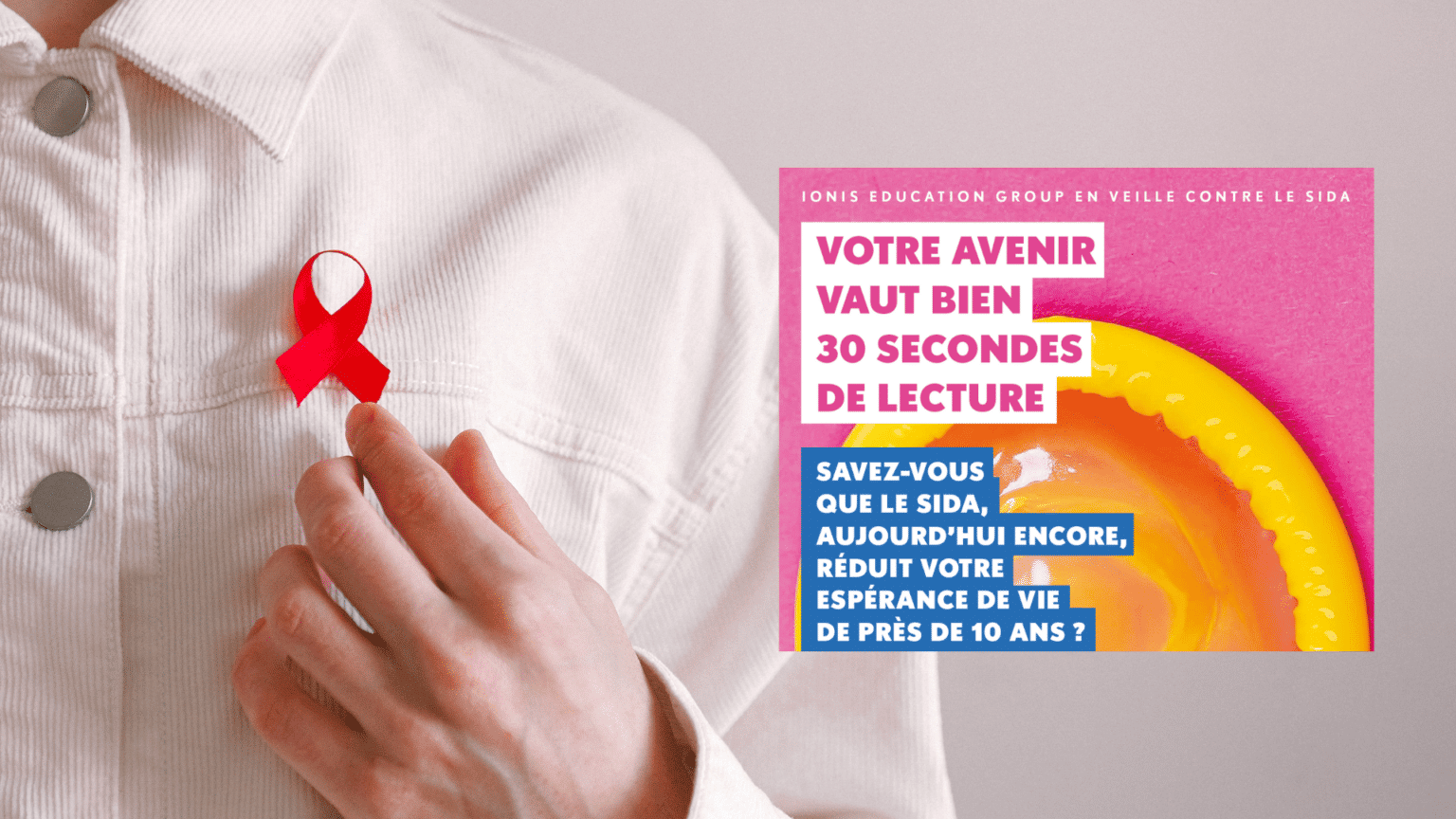IONIS en veille contre le sida : 30 secondes pour continuer le combat