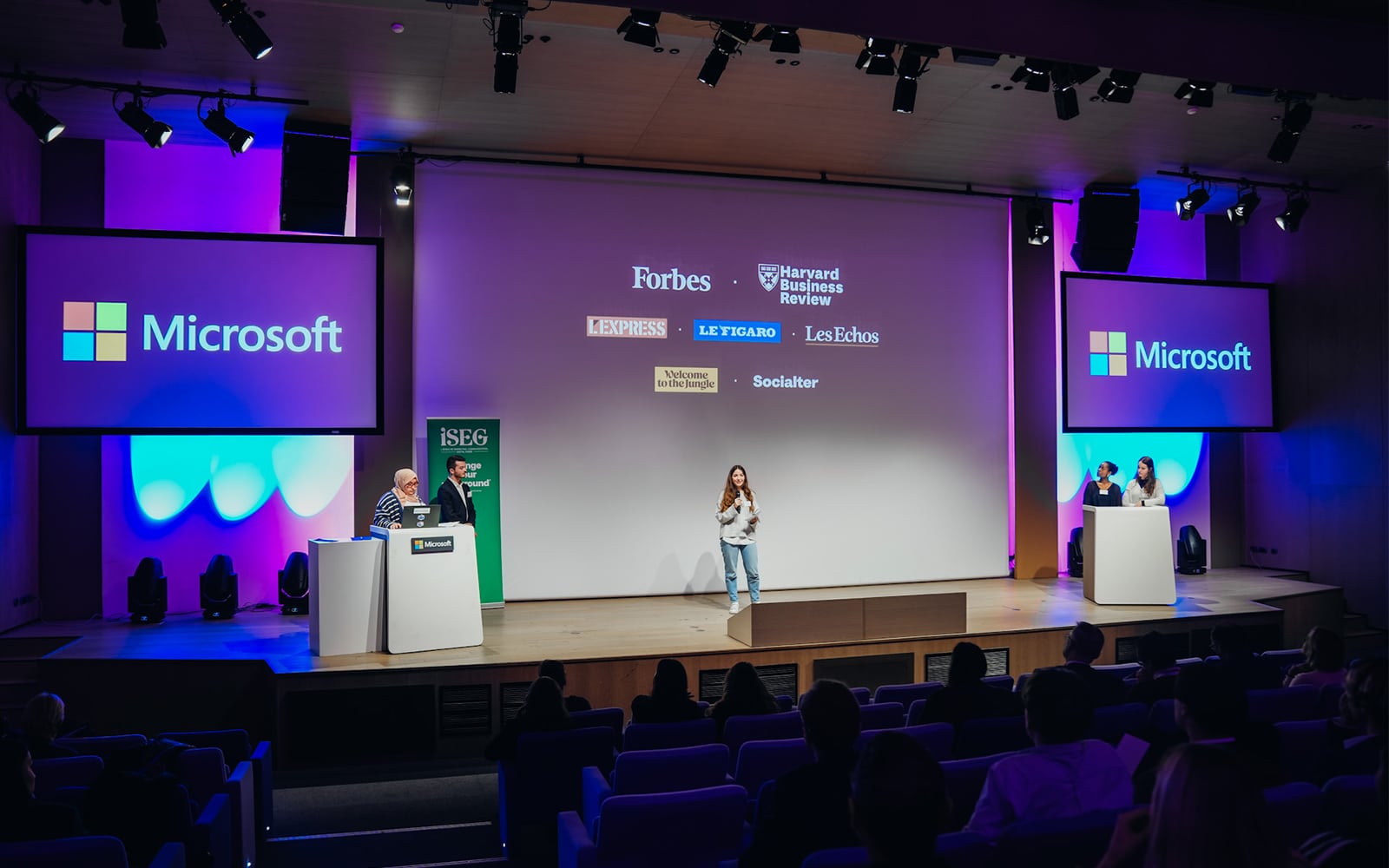 Microsoft met au défi les étudiants de l’ISEG lors du Challenge National