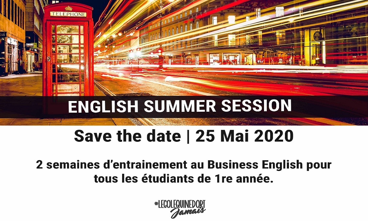 ENGLISH SUMMER SESSION : 2 semaines pour améliorer son anglais !