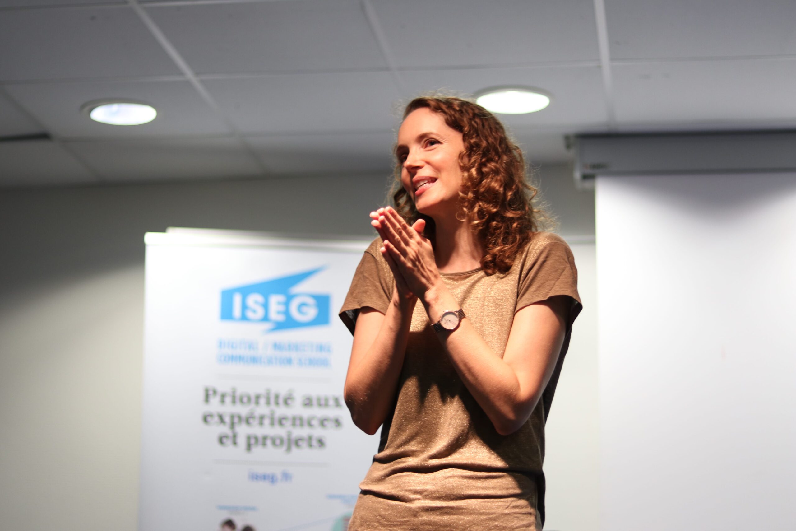 L’actrice internationale Laura Weissbecker a proposé un workshop à nos étudiants !