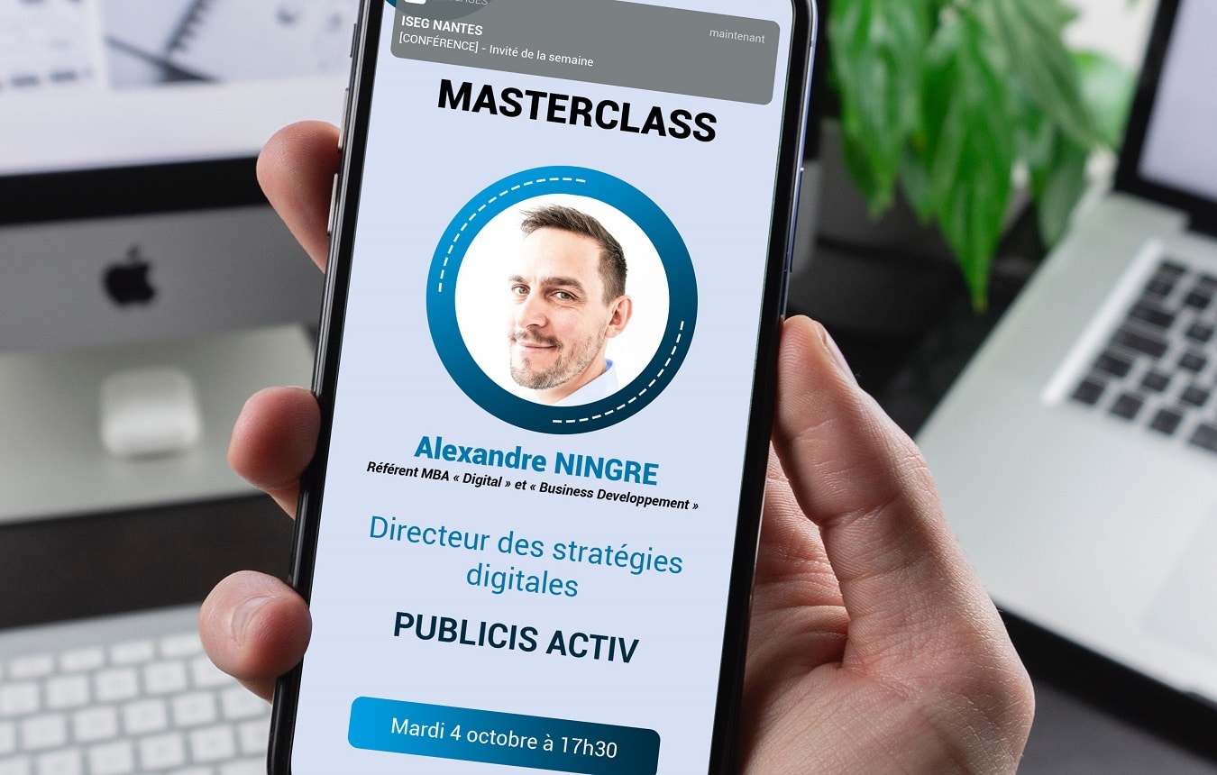 Masterclass : Alexandre Ningre, directeur des stratégies digitales chez Publicis Activ