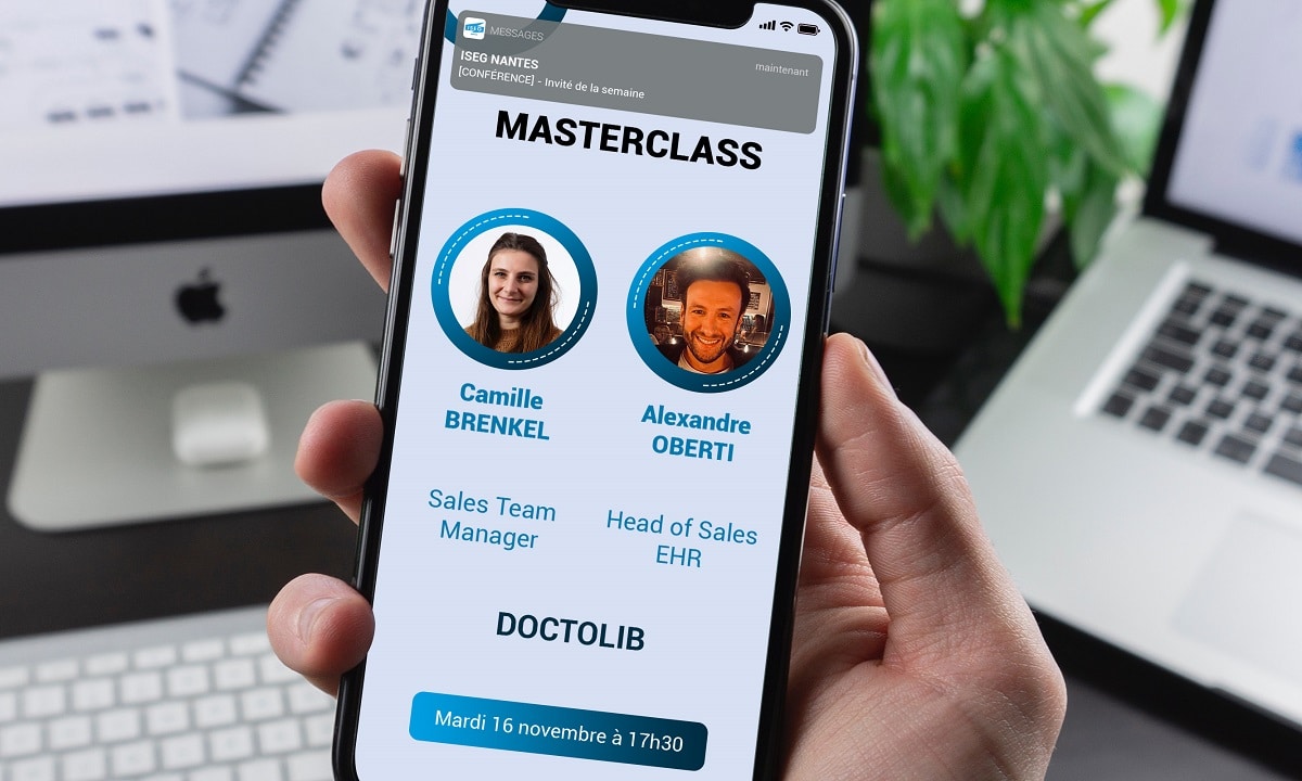 MASTERCLASS : Rencontre avec Camille Brenkel et Alexandre Oberti de Doctolib