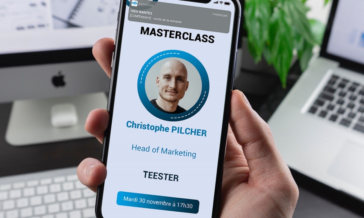 MASTERCLASS : Christophe Pilcher, Head of Marketing chez Teester