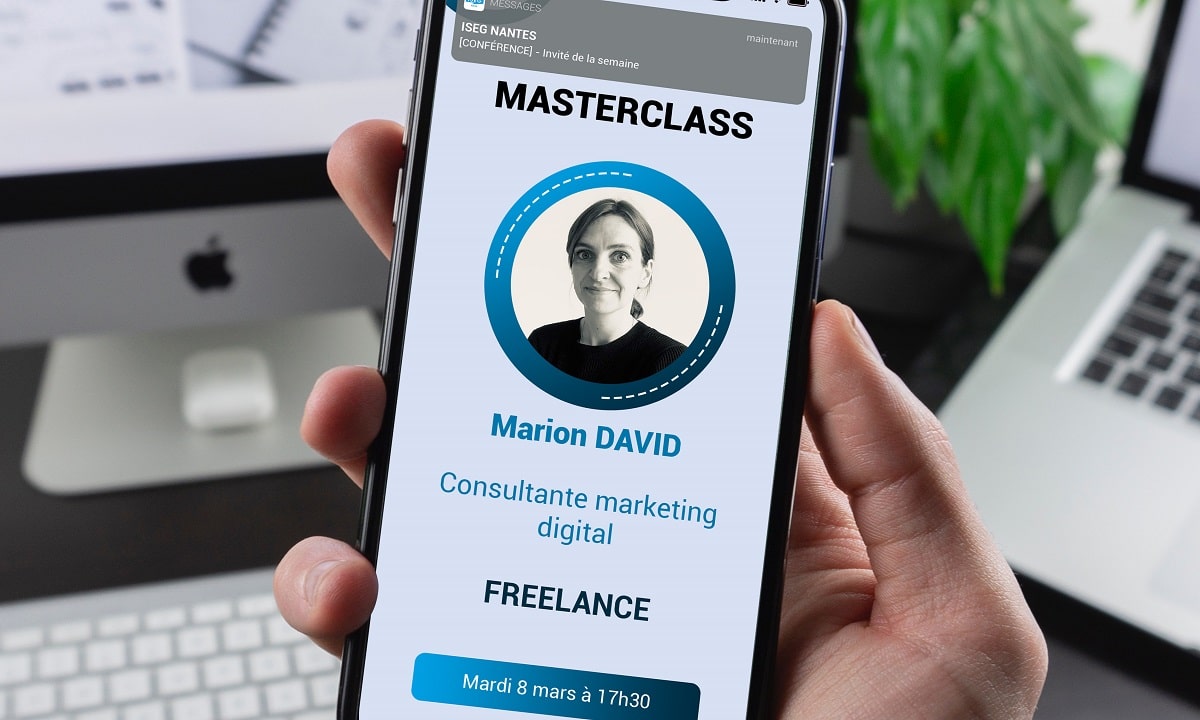 MASTERCLASS : Marion David, consultante marketing stratégique et digital