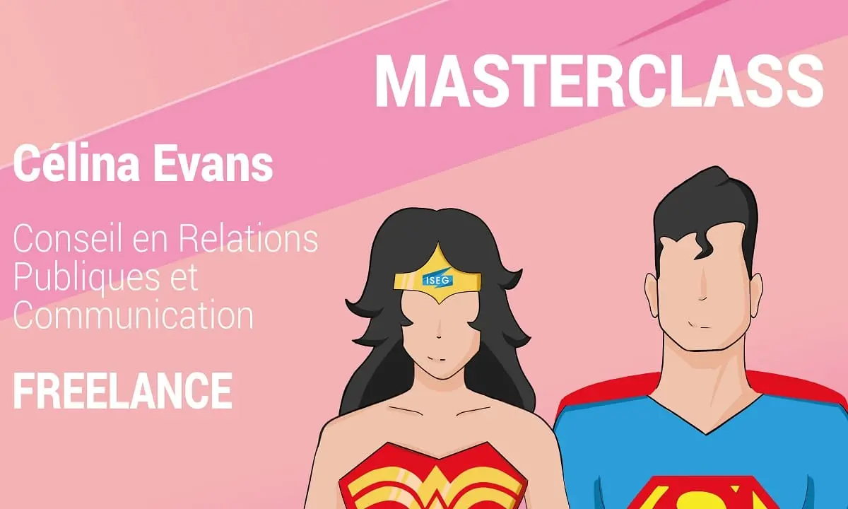 MASTERCLASS : Célina Evans, consultante en relations publics et communication