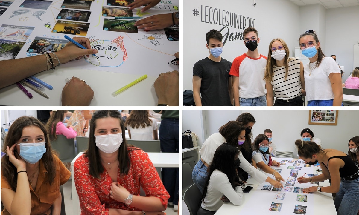 Rentrée : la Fresque du Climat et un workshop spécial FAGUO pour les 3e années de l’ISEG Nantes