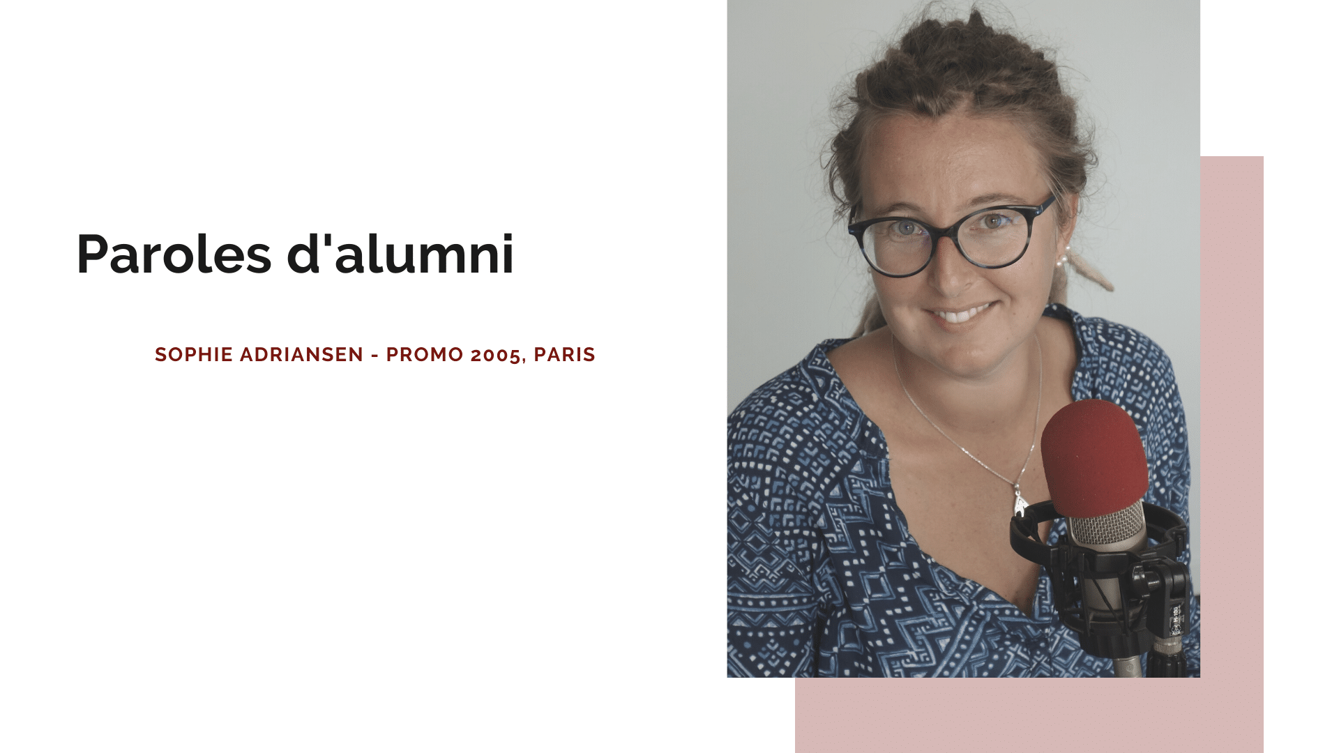 Paroles d’Anciens : Sophie, diplômée promo 2005, lauréate du CLA Book Award