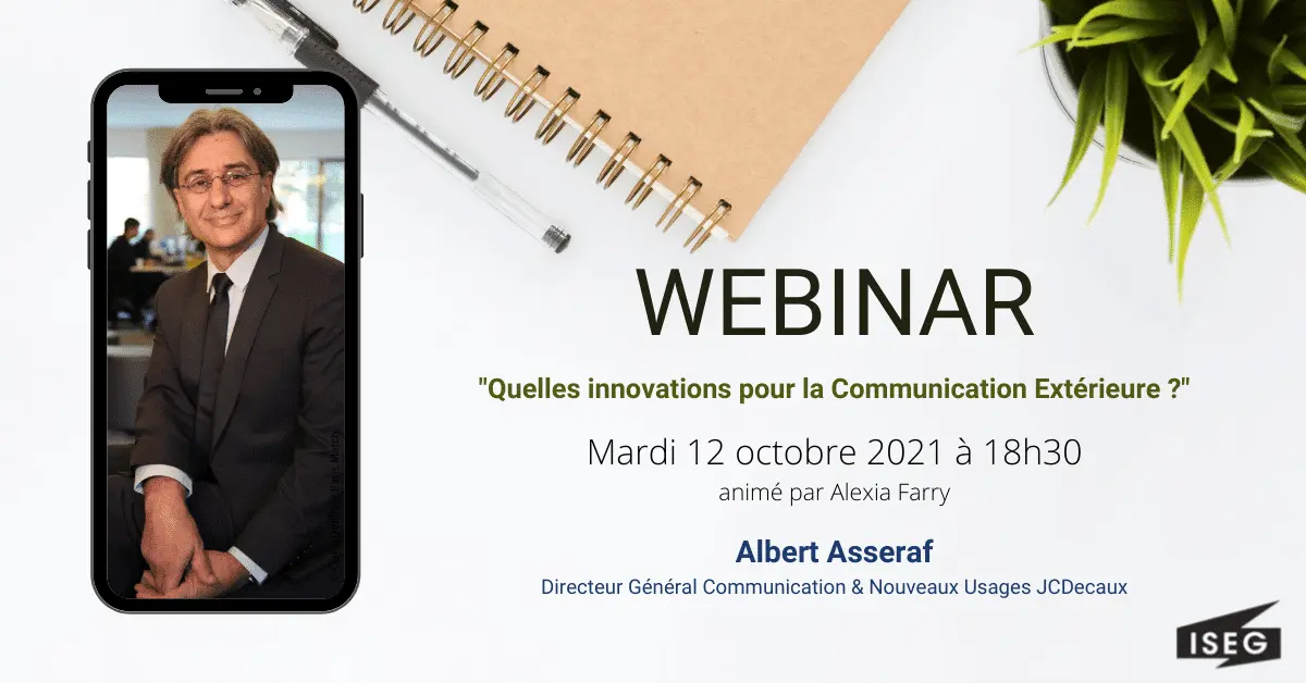 Albert Asseraf est l’invité du webinar ISEG UP N°18
