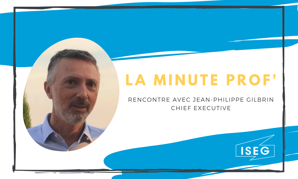 La minute prof’ : Rencontre avec Jean-Philippe Gilbrin