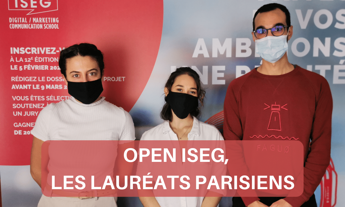 Open ISEG 2021 : les lauréats parisiens