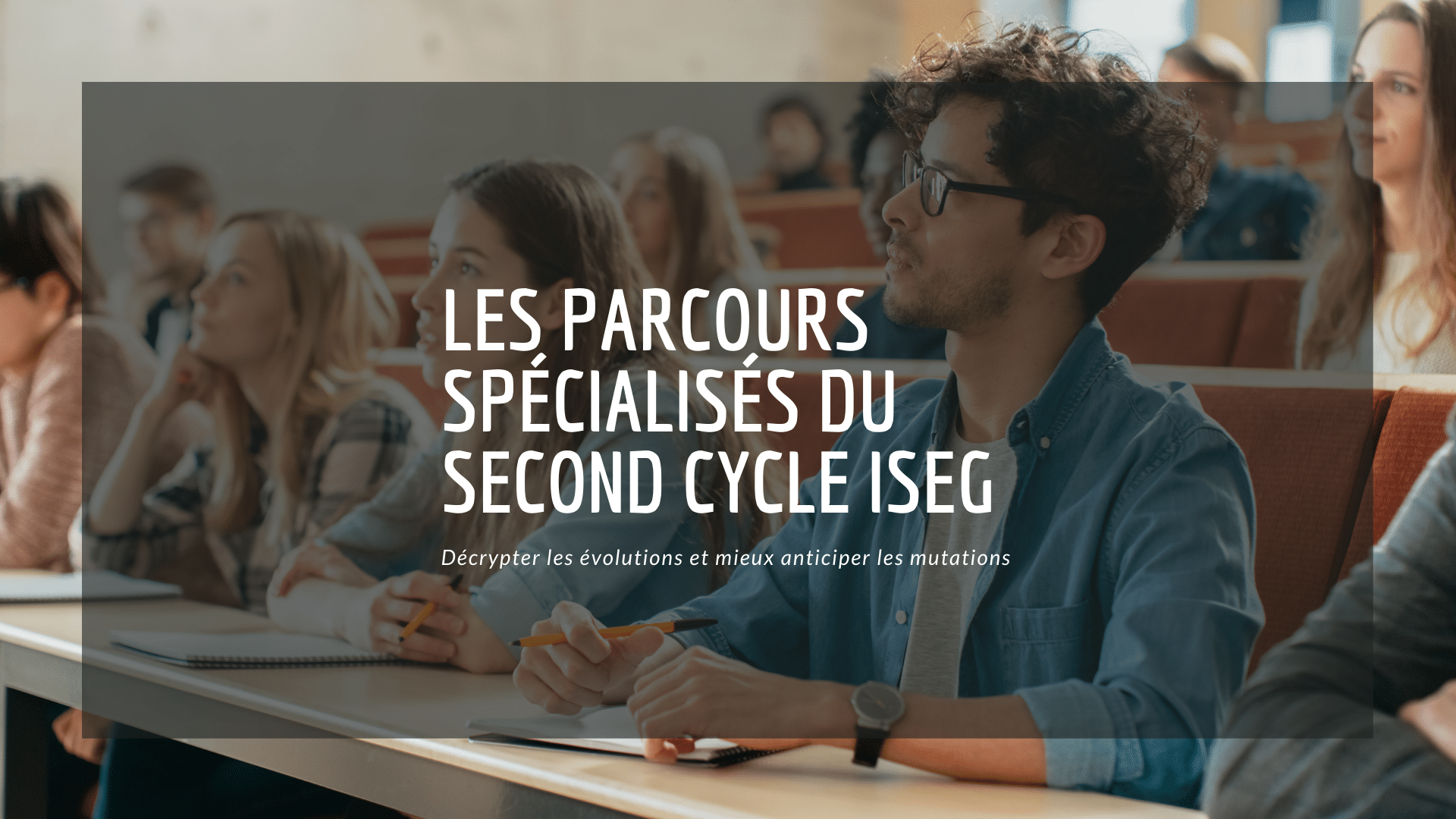 RETOUR SUR LES PARCOURS PERSONNALISÉS BY ISEG