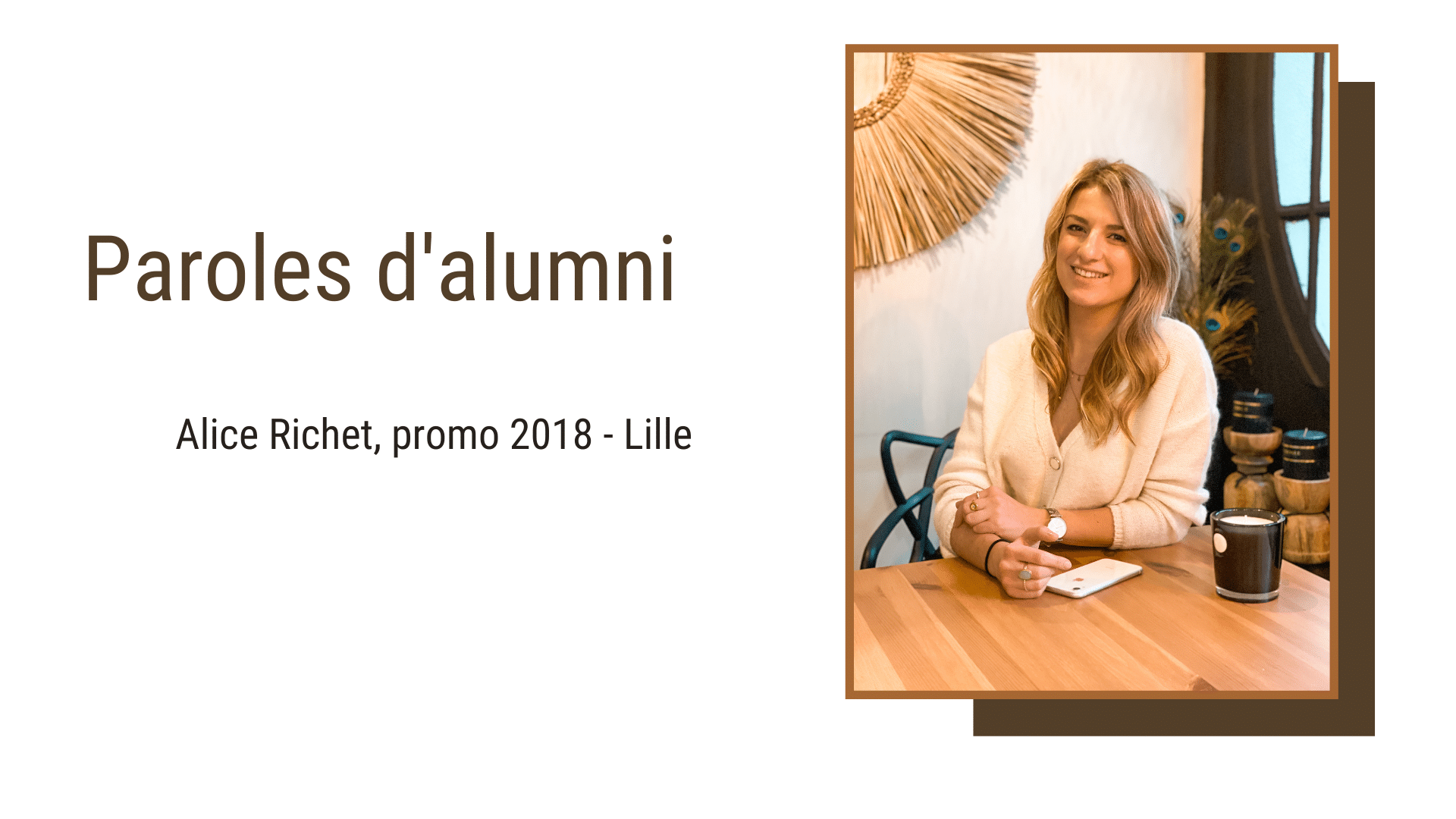 PAROLES D’ANCIEN-NES : Morgane, promo 2021 ISEG Paris