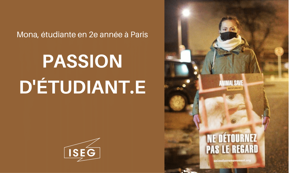 Passion d’étudiant.e : Mona, investie pour la cause animale.