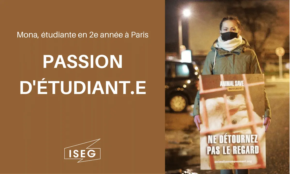 Passion d’étudiant.e : Mona, investie pour la cause animale.